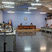 Imagen de archivo de un pleno municipal del Ayuntamiento de Villena.