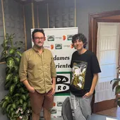 Tomás Ibarra y Paloma Peñarrubia en los estudios de Onda Cero Infiesto Tomás Ibarra y Paloma Peñarrubia en los estudios de Onda Cero Infiesto