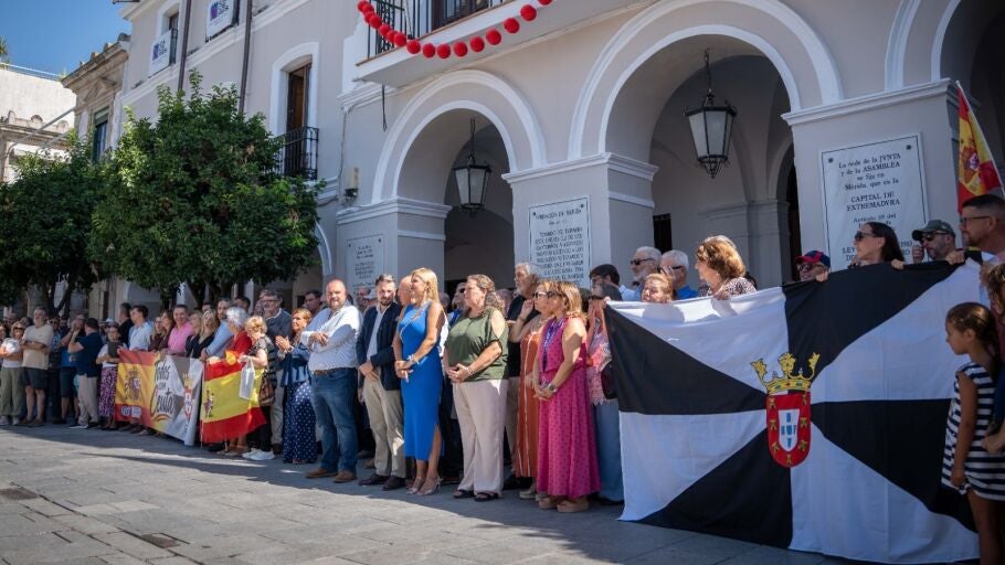 Concentraci&oacute;n apoyo a Ceuta en M&eacute;rida