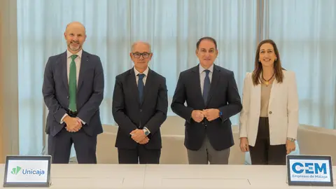 Unicaja renueva su acuerdo con CEM para reforzar la financiación y el acompañamiento a empresas y autónomos de Málaga Unicaja renueva su acuerdo con CEM para reforzar la financiación y el acompañamiento a empresas y autónomos de Málaga