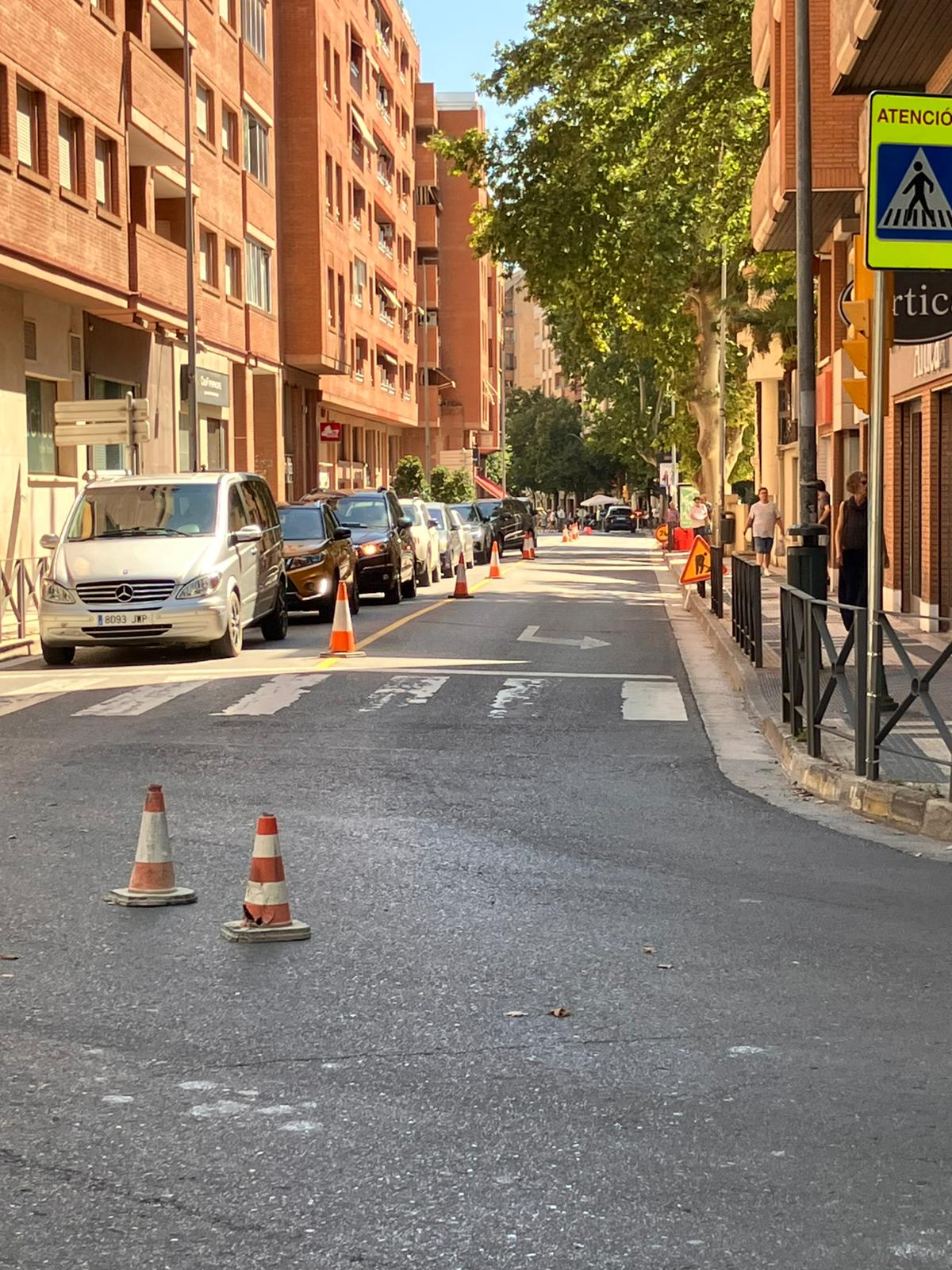 Las obras de la nueva rotonda de Gil Cávez en Huesca se retrasan una semana Las obras de la nueva rotonda de Gil Cávez en Huesca se retrasan una semana