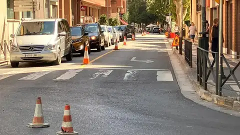 Las obras de la nueva rotonda de Gil Cávez en Huesca se retrasan una semana Las obras de la nueva rotonda de Gil Cávez en Huesca se retrasan una semana