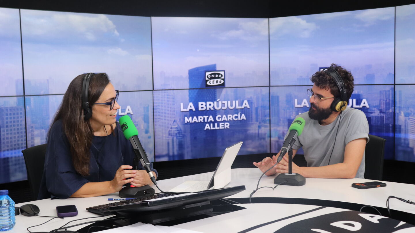 Jorge Galindo, director de Esade EcPol con Marta Garc&iacute;a Aller