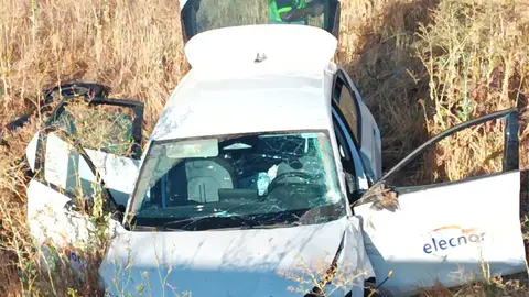 El vehículo accidentado El vehículo accidentado