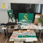 Material incautado por la Guardia Civil en la operación Material incautado por la Guardia Civil en la operación