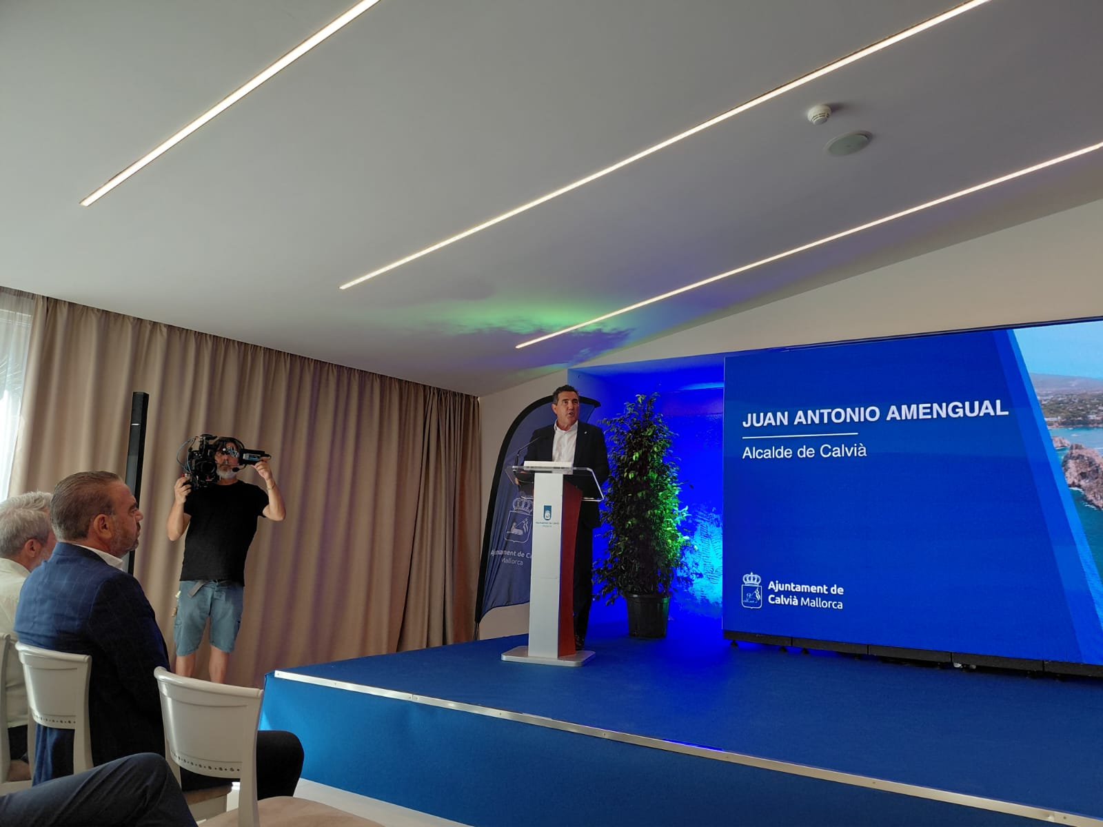 El alcalde de Calvià, Juan Antonio Amengual. El alcalde de Calvià, Juan Antonio Amengual.