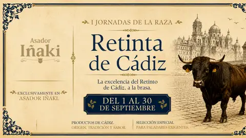 Asador Iñaki estrena las I Jornadas de la Raza Retinta de Cádiz, patrocinadas por Cárnicas Alcázar Asador Iñaki estrena las I Jornadas de la Raza Retinta de Cádiz, patrocinadas por Cárnicas Alcázar