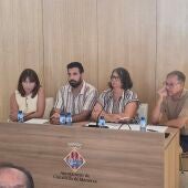 El Ayuntamiento durante Rueda de Prensa 