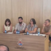 El Ayuntamiento durante Rueda de Prensa El Ayuntamiento durante Rueda de Prensa