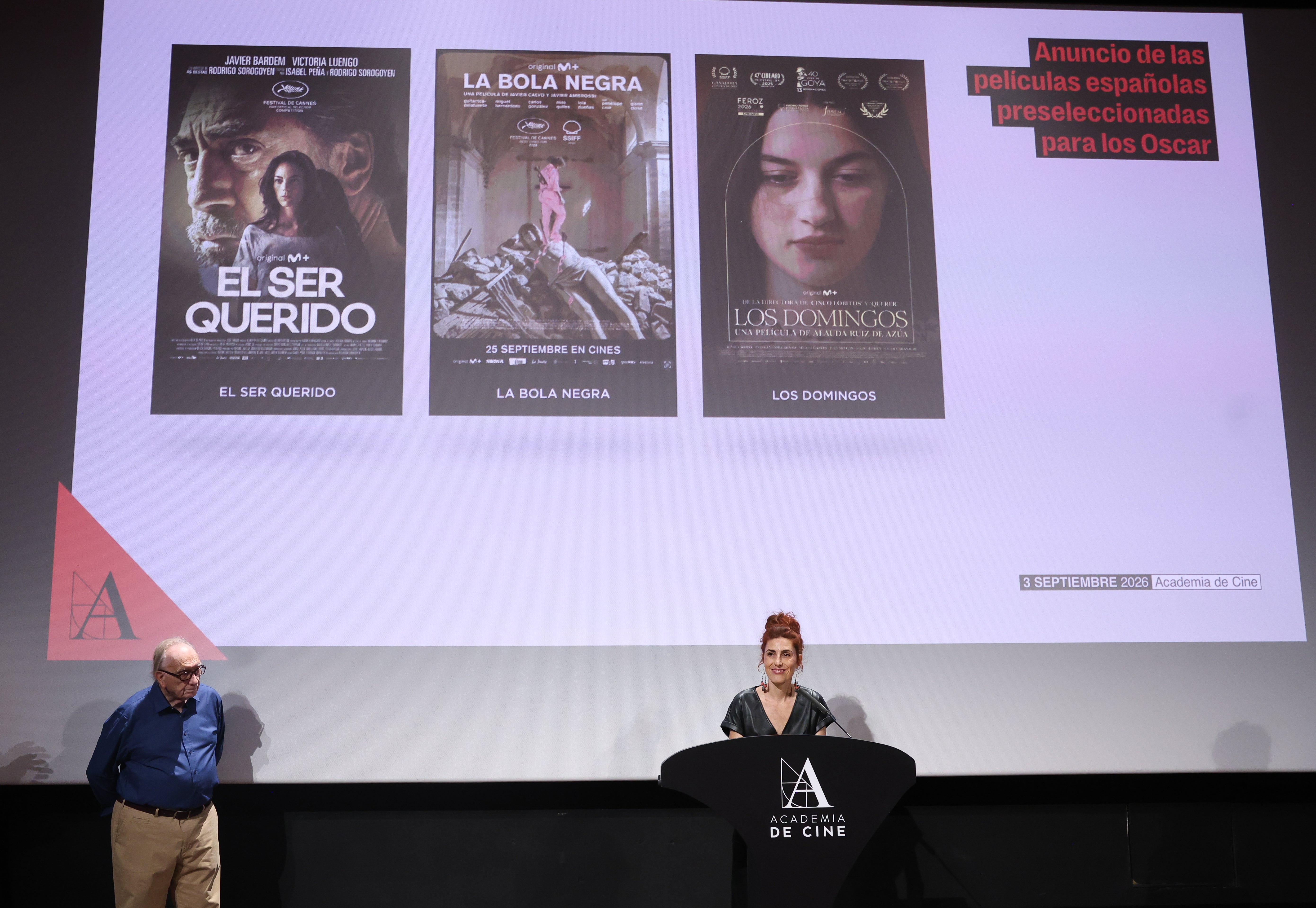 'La bola negra', de Javier Calvo y Javier Ambrossi, seleccionada para representar a España en los Oscar junto a 'El ser querido' y 'Los domingos' 'La bola negra', de Javier Calvo y Javier Ambrossi, seleccionada para representar a España en los Oscar junto a 'El ser querido' y 'Los domingos'