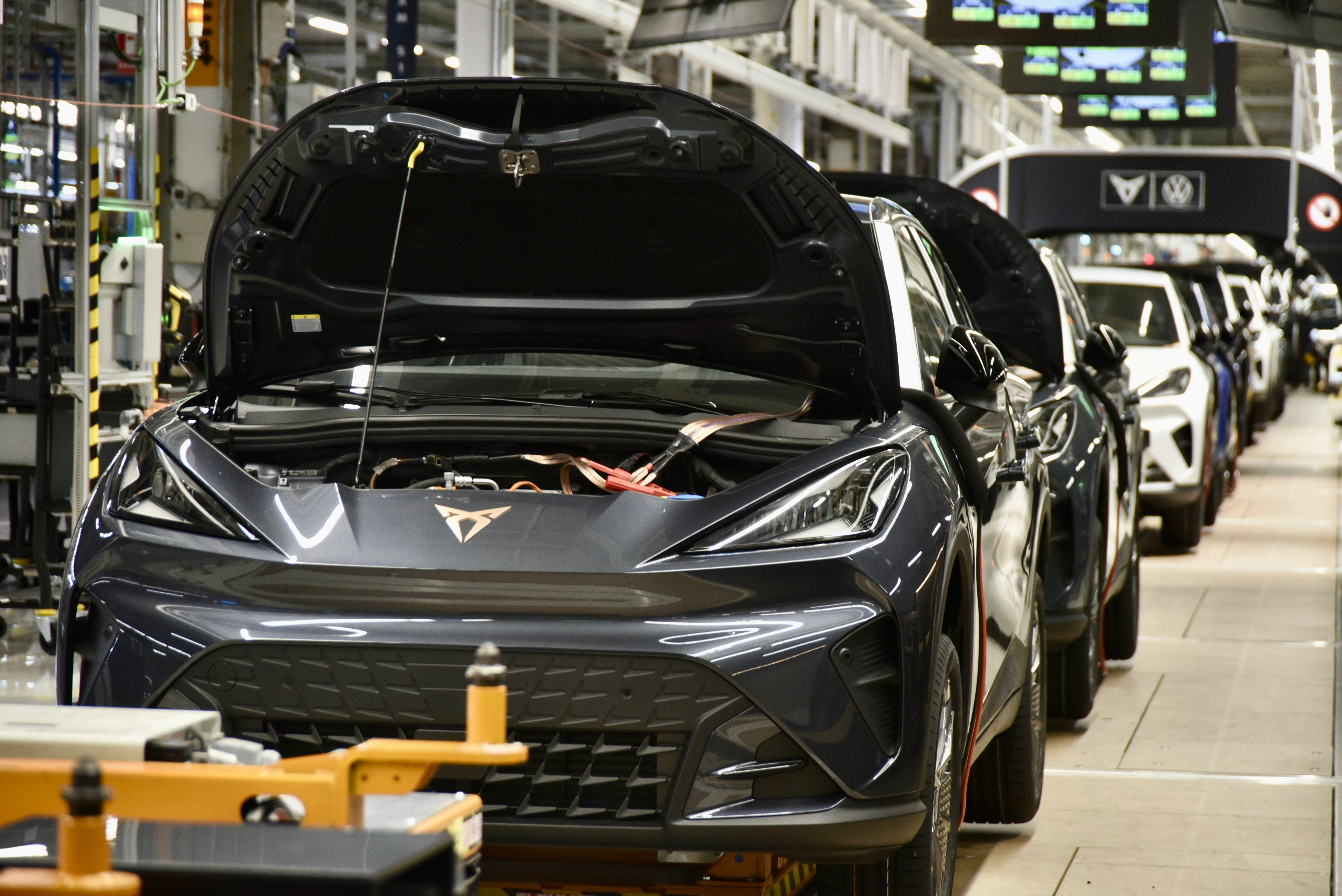 Vehículos en la cadena de montaje de la planta automovilística de SEAT, a 3 de junio de 2026, en Martorell, Barcelona Vehículos en la cadena de montaje de la planta automovilística de SEAT, a 3 de junio de 2026, en Martorell, Barcelona