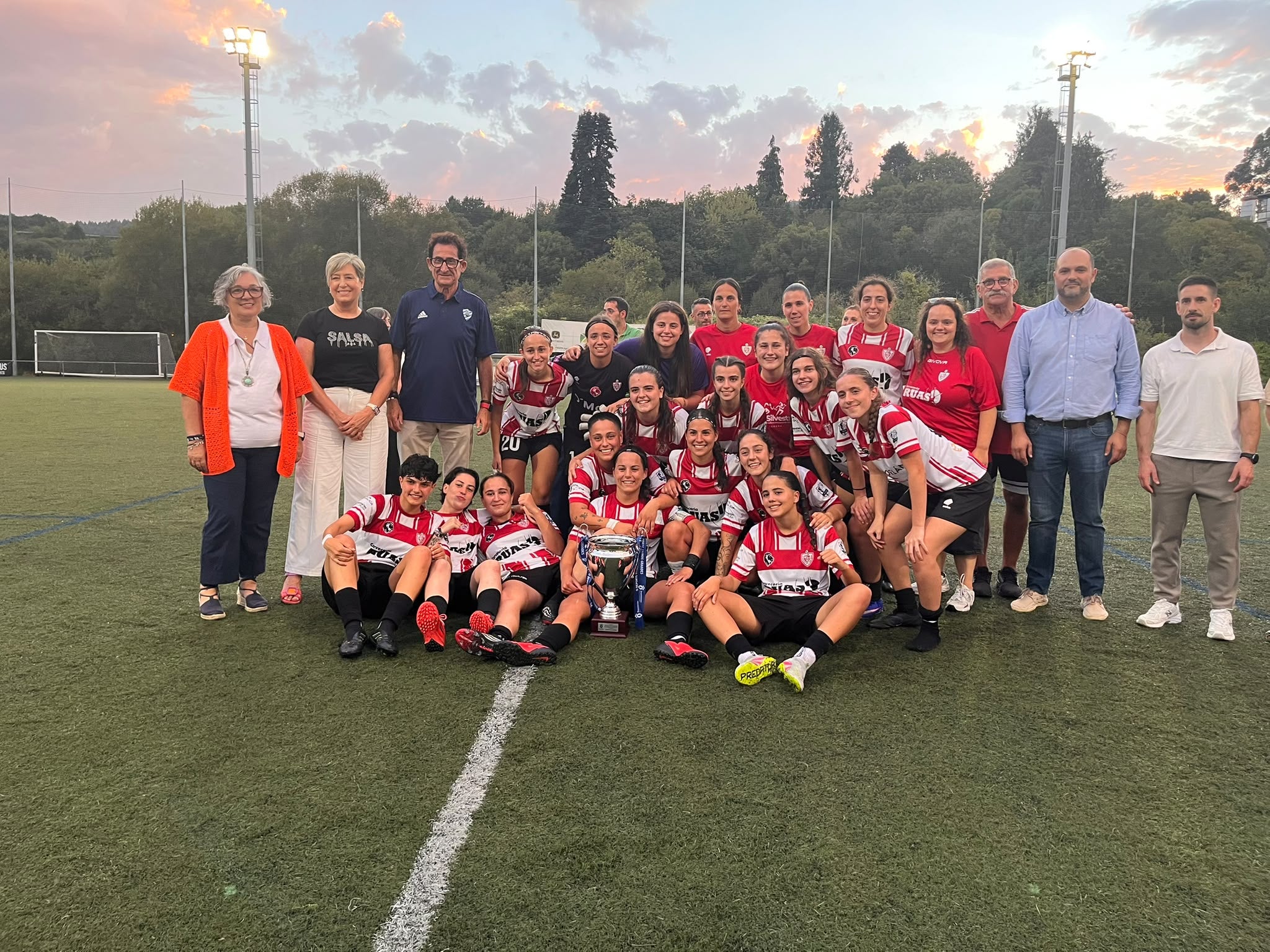 Celebración do Atlético San Pedro, campeonas da Copa Deputación Celebración do Atlético San Pedro, campeonas da Copa Deputación