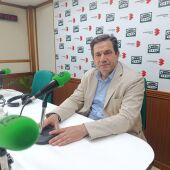 Miguel Ángel Valverde, en los estudios de Onda Cero Ciudad Real
