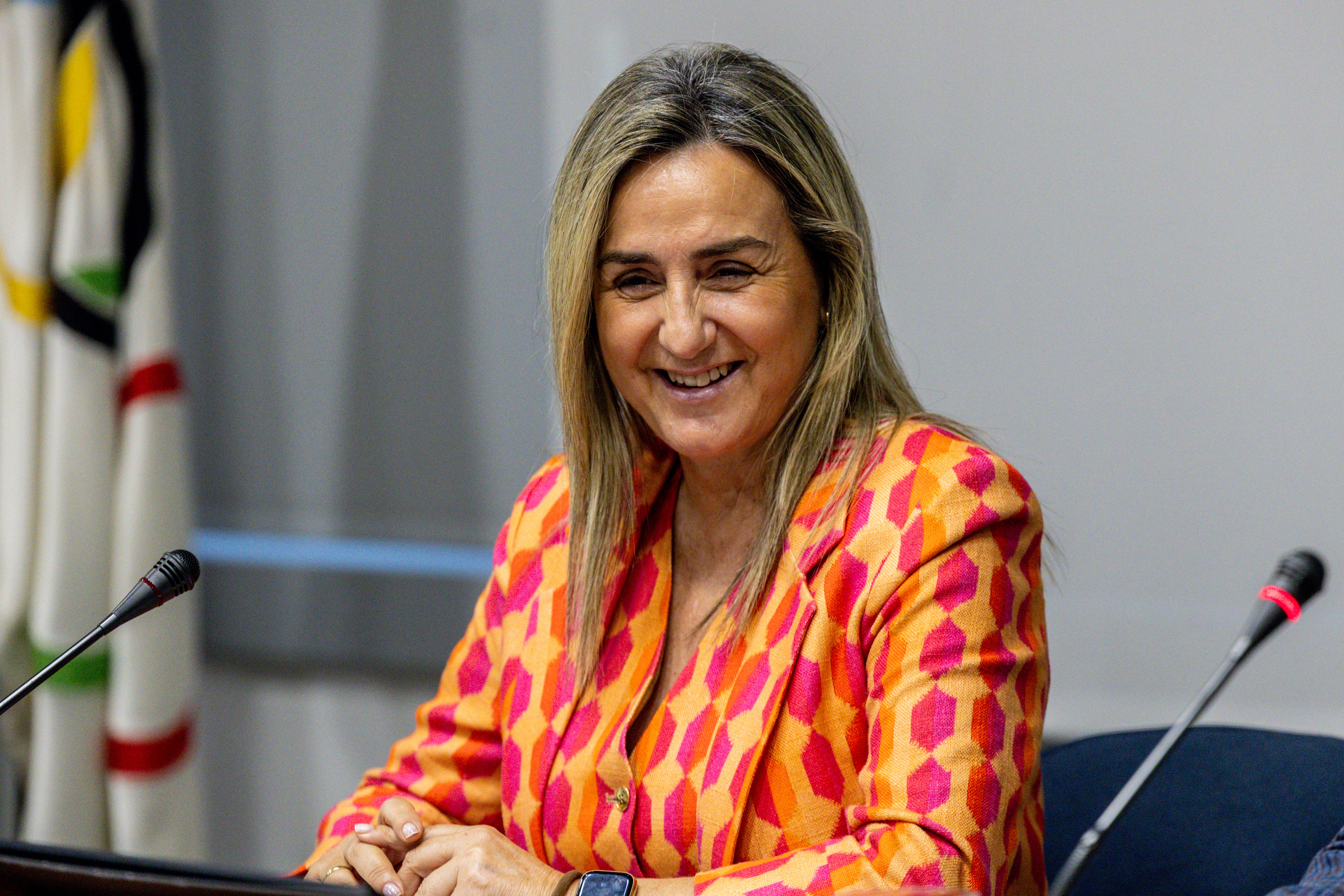 The Minister for Education, Vocational Training and Sport, Milagros Tolon, during a meeting with the President of the Spanish Olympic Committee (COE), Alejandro Blanco, at the Spanish Olympic Committee on 28 July 2026, in Madrid, Spain. The Minister for Education, Vocational Training and Sport, Milagros Tolon, during a meeting with the President of the Spanish Olympic Committee (COE), Alejandro Blanco, at the Spanish Olympic Committee on 28 July 2026, in Madrid, Spain.
