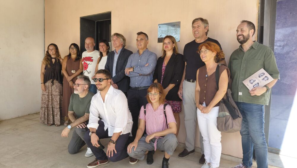 Los participantes en la presentación 