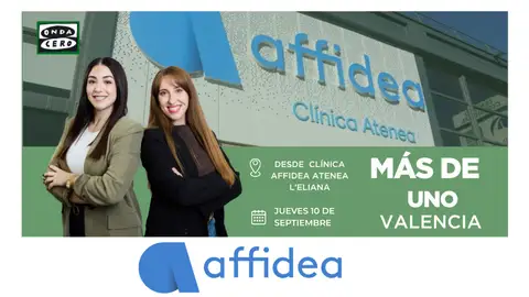 Más de uno Valencia desde Affidea Clínica Atenea L’Eliana Más de uno Valencia desde Affidea Clínica Atenea L’Eliana