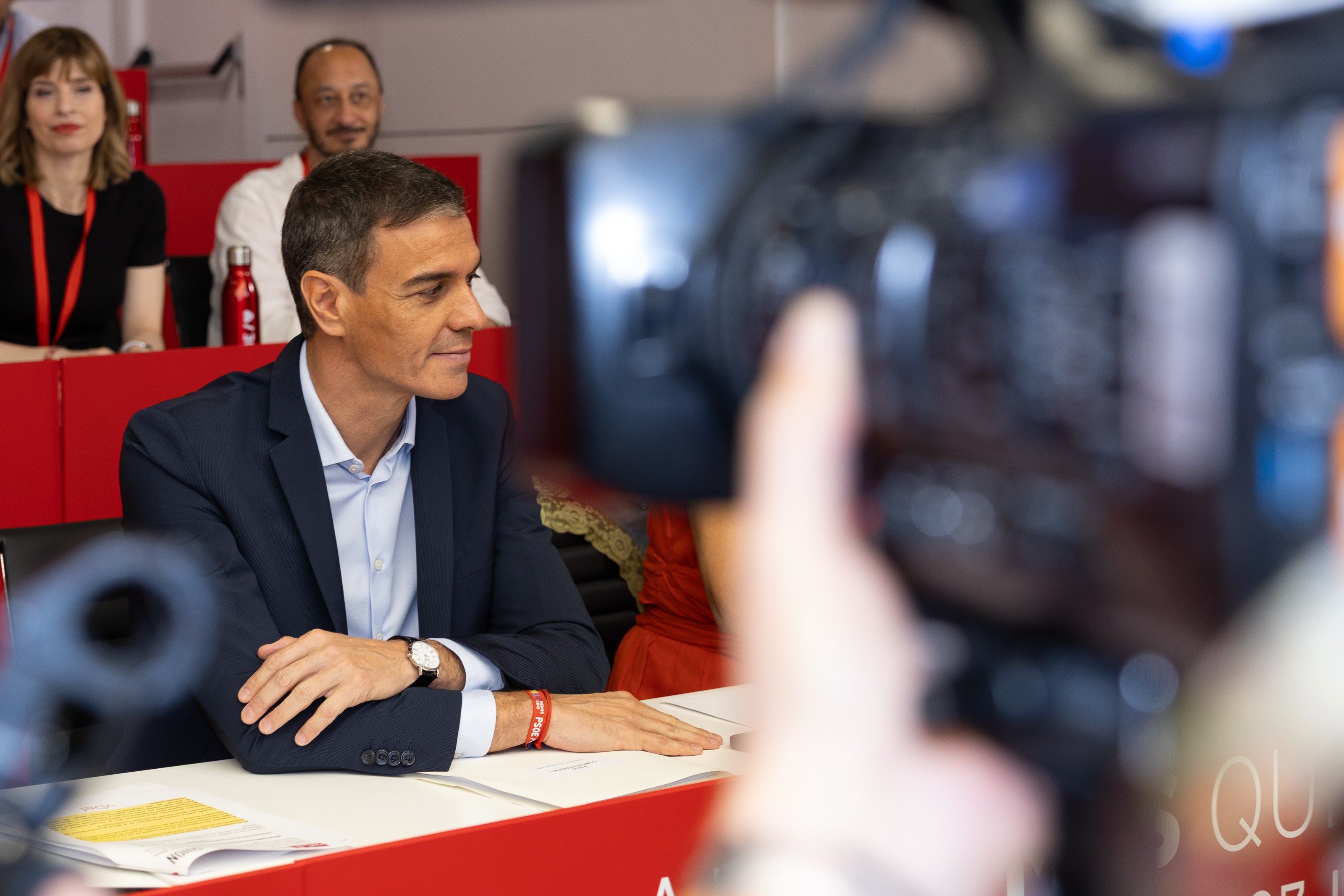 El presidente del Gobierno Pedro Sánchez, durante la reunión del Comité Federal del PSOE, en la sede nacional de la calle Ferraz, a 27 de junio de 2026, en Madrid (España). El presidente del Gobierno Pedro Sánchez, durante la reunión del Comité Federal del PSOE, en la sede nacional de la calle Ferraz, a 27 de junio de 2026, en Madrid (España).