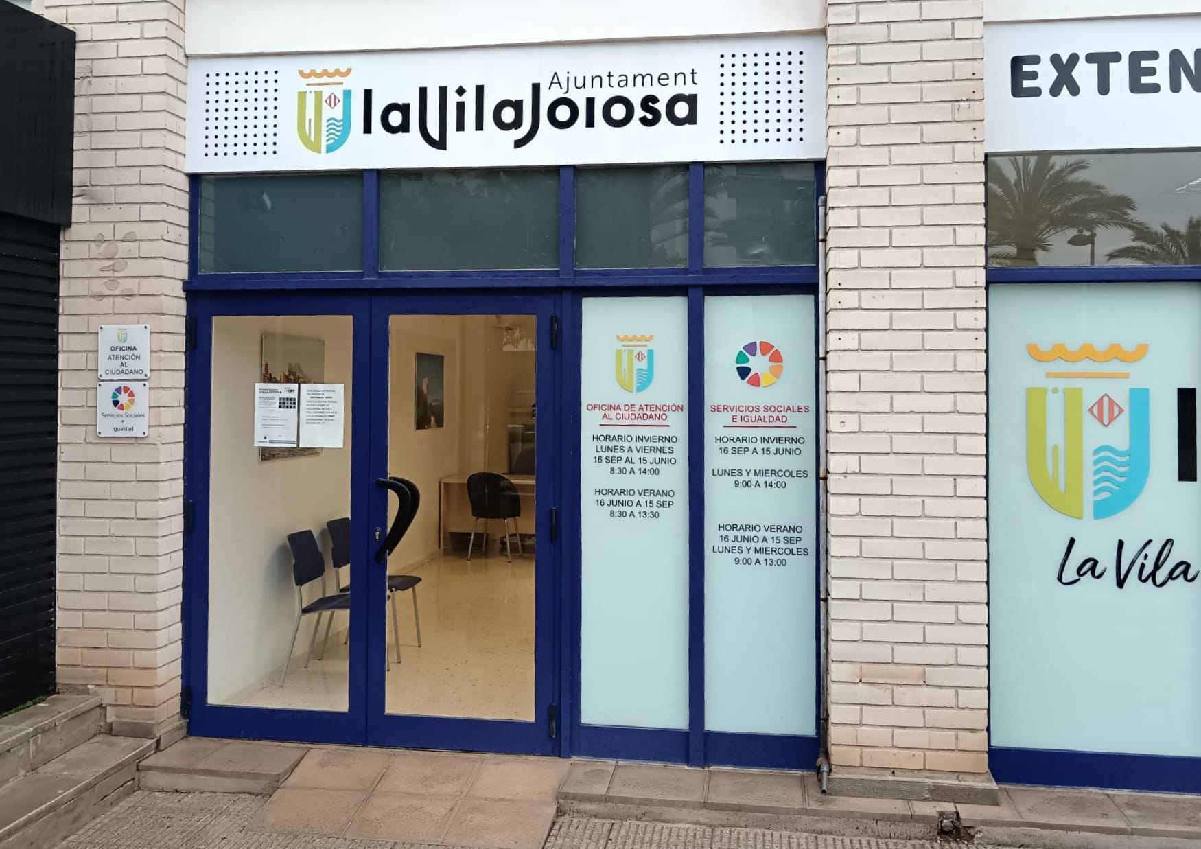 Villajoyosa amplía el servicio de atención y citas de Servicios Sociales a la Cala Villajoyosa amplía el servicio de atención y citas de Servicios Sociales a la Cala