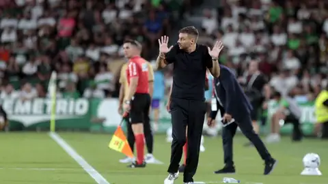 Martín Anselmi, en el Martínez Valero. Martín Anselmi, en el Martínez Valero.