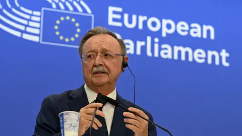 El presidente de Ceuta, Juan Jesús Vivas, en el Parlamento Europeo de Bruselas El presidente de Ceuta, Juan Jesús Vivas, en el Parlamento Europeo de Bruselas