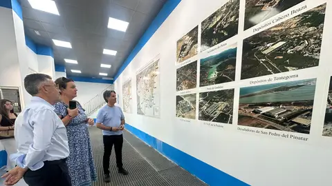 Visita del subdelegado en Alicante a la sede de la Mancomunidad de los Canales del Taibilla en Cartagena Visita del subdelegado en Alicante a la sede de la Mancomunidad de los Canales del Taibilla en Cartagena