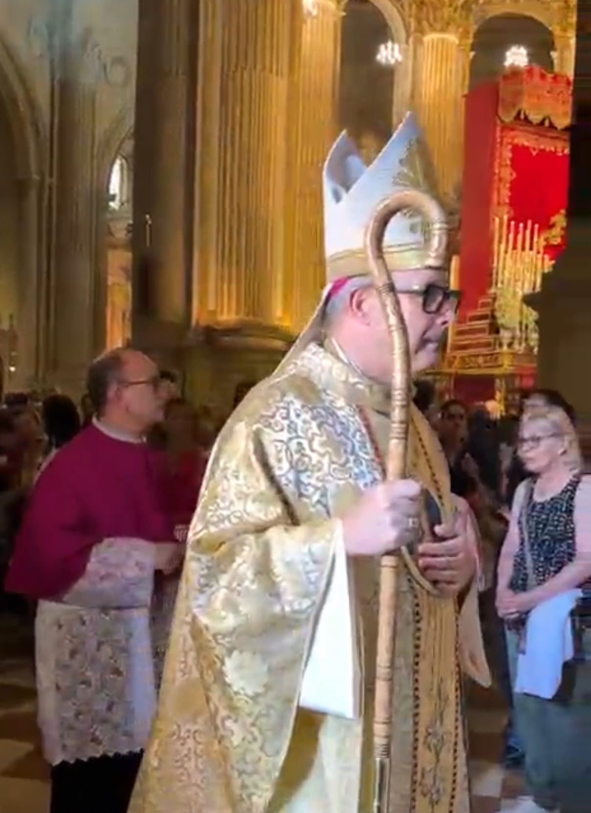 Mons. José Antonio Satué preside la primera misa en honor a Sta. María de la Victoria como obispo de Málaga Mons. José Antonio Satué preside la primera misa en honor a Sta. María de la Victoria como obispo de Málaga