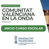 Comunitat Valenciana en la onda en el inicio del curso escolar