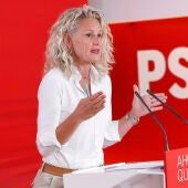 La portavoz del PSOE, Montse Mínguez en una imagen de archivo.