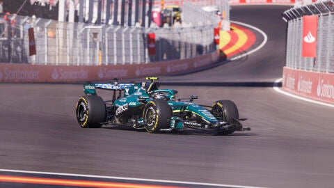 Fernando Alonso durante los entrenamientos libres en el Madring Fernando Alonso durante los entrenamientos libres en el Madring
