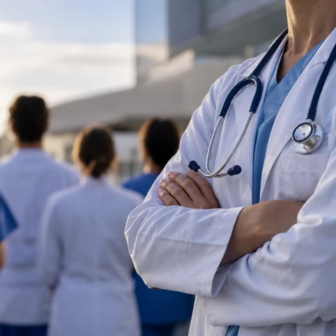 Huelga de Médicos (creada con IA)