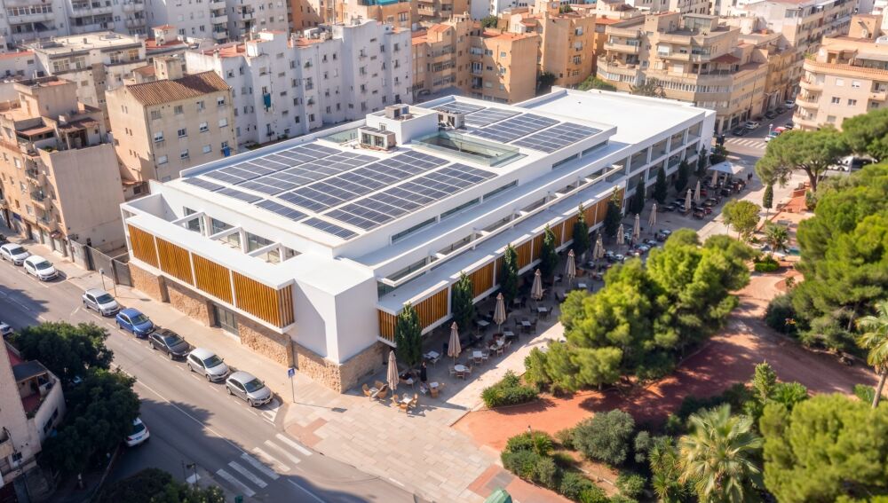 Recreación de como quedaría el Mercat Nou