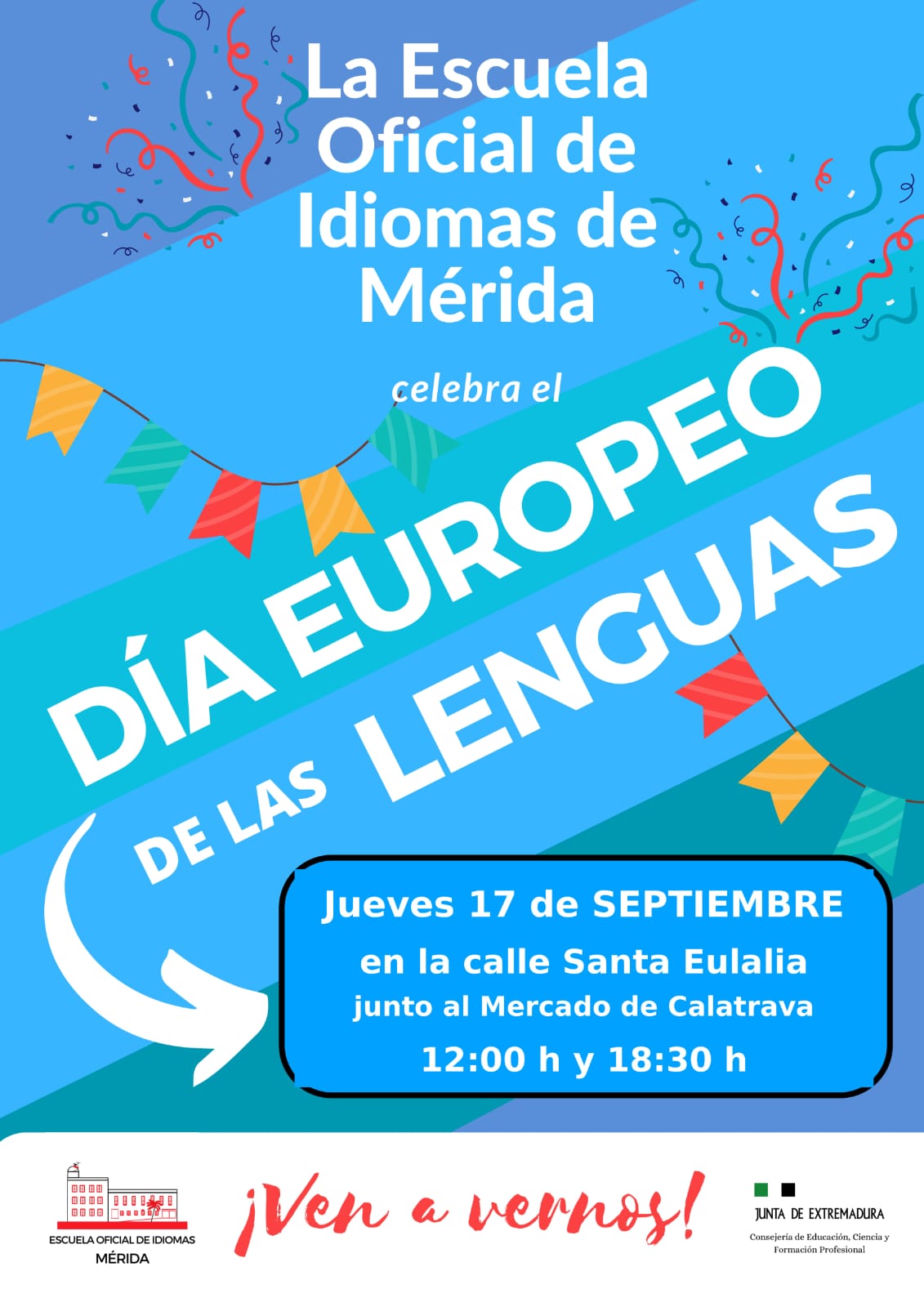 La Escuela Oficial de Idiomas de Mérida celebrará el Día Europeo de las Lenguas con diferentes actividades La Escuela Oficial de Idiomas de Mérida celebrará el Día Europeo de las Lenguas con diferentes actividades
