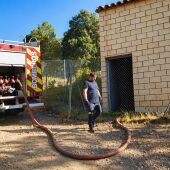 Los bomberos de Huesca baten récord repartiendo este verano 1'5 millones de litros de agua