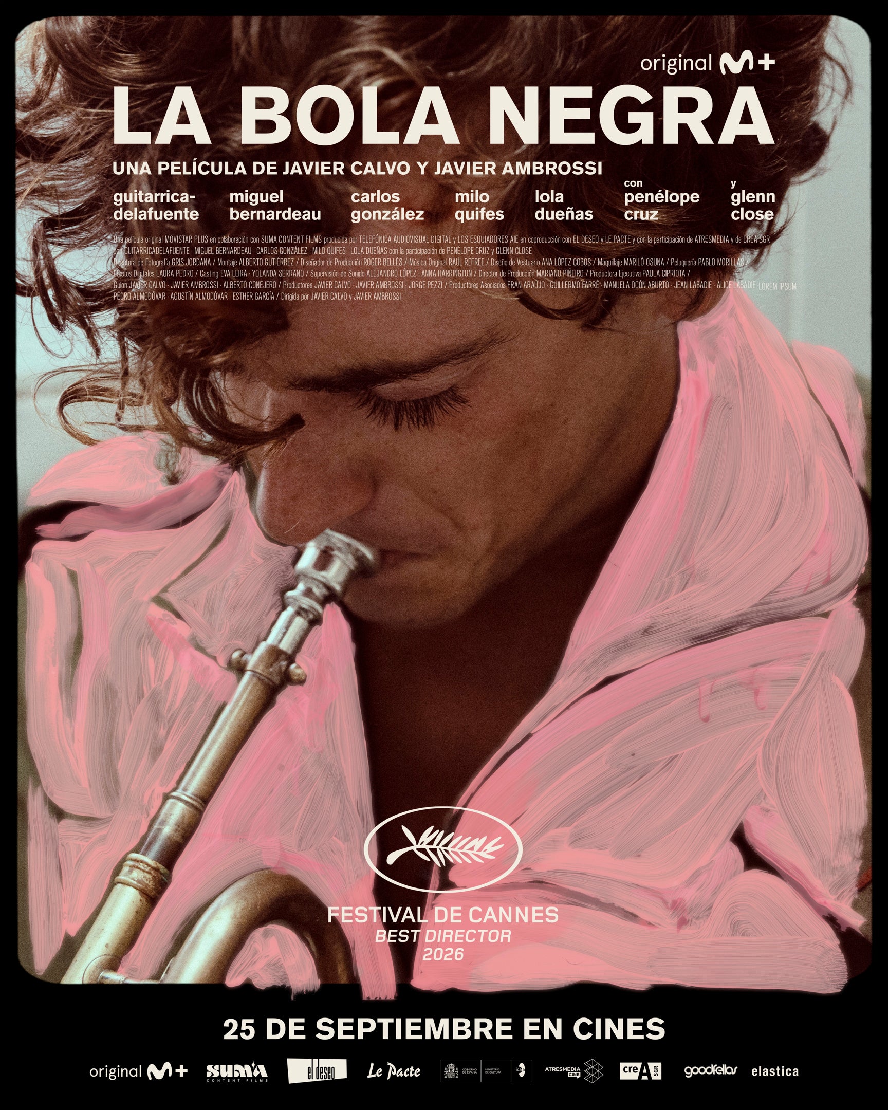 Cartel de 'La bola negra', la película de Los Javis que representará a España en Los Oscar Cartel de 'La bola negra', la película de Los Javis que representará a España en Los Oscar