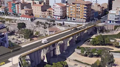 El puente de Villajoyosa cambia la circulación a partir del lunes por las obras El puente de Villajoyosa cambia la circulación a partir del lunes por las obras