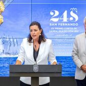La alcaldesa de San Fernando, Patricia Cavada y el presidente de ACOSAFE, Manuel Luna