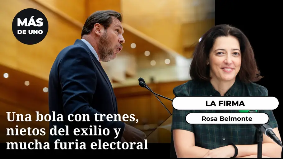Los miércoles, Belmonte: Una bola con trenes, nietos del exilio y mucha furia electoral Los miércoles, Belmonte: Una bola con trenes, nietos del exilio y mucha furia electoral