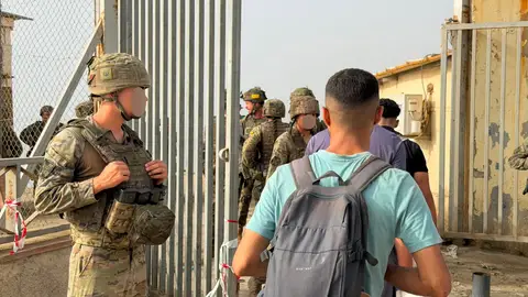 Salida de migrantes en Ceuta Salida de migrantes en Ceuta