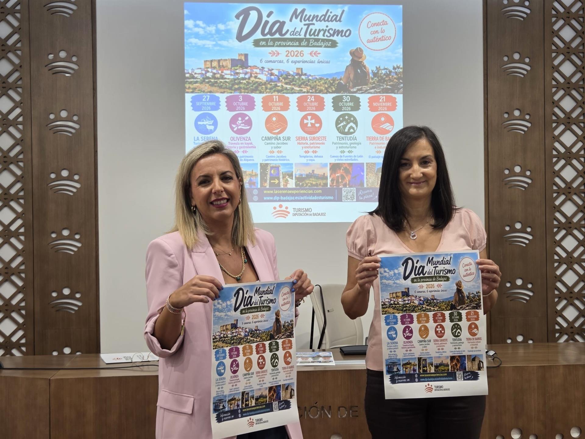 Seis experiencias invitan a descubrir la provincia de Badajoz con motivo del Día Mundial del Turismo Seis experiencias invitan a descubrir la provincia de Badajoz con motivo del Día Mundial del Turismo