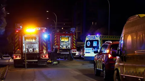 Incendio en una residencia de Pamplona Incendio en una residencia de Pamplona