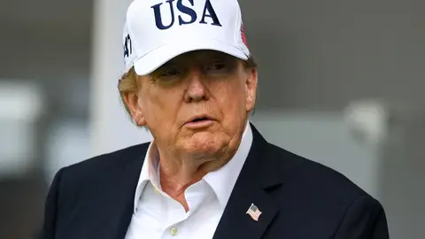 Donald Trump durante un torneo de golf Donald Trump durante un torneo de golf