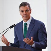 El presidente del Gobierno, Pedro Sánchez, el lunes en la Moncloa