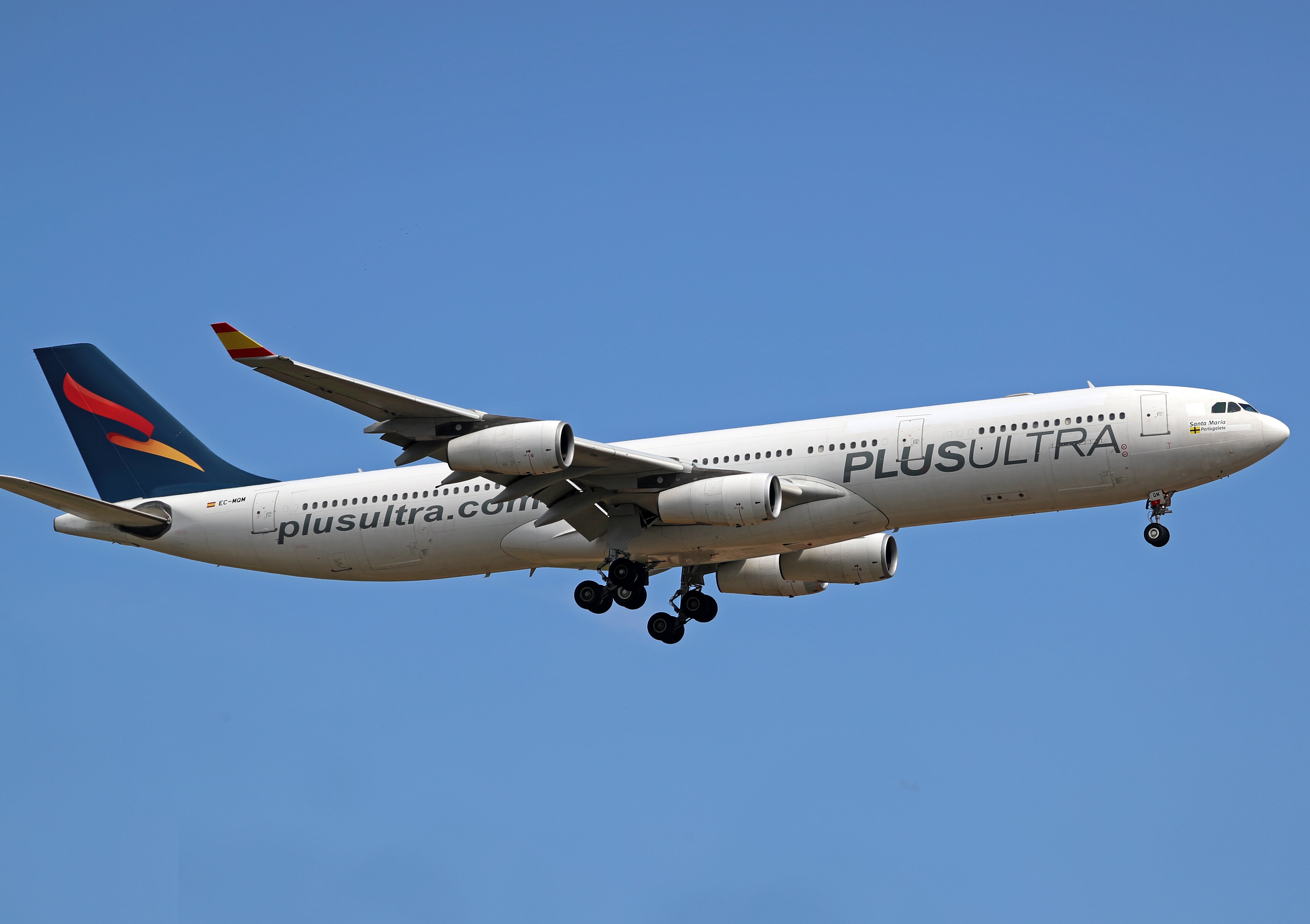 Un avión de la aerolínea 'Plus Ultra' Un avión de la aerolínea 'Plus Ultra'
