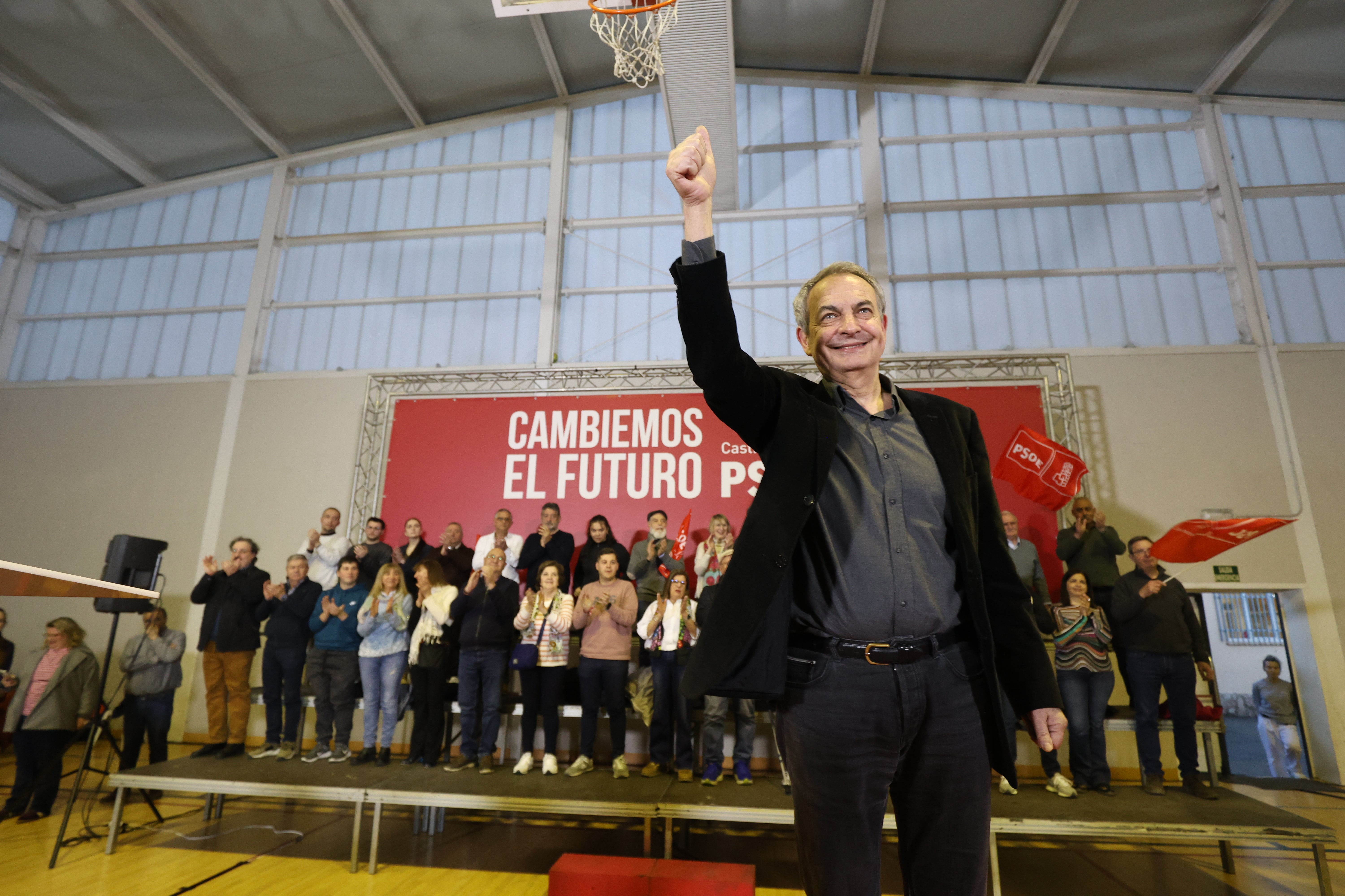 José Luis Rodríguez Zapatero, durante un evento del partido socialista José Luis Rodríguez Zapatero, durante un evento del partido socialista