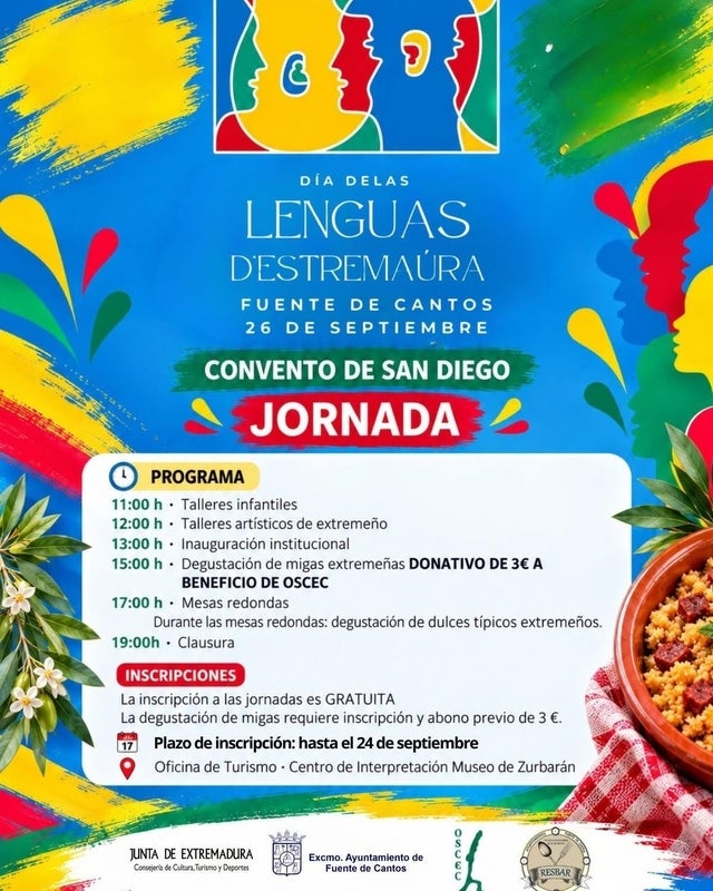 El Día de las Lenguas de Extremadura pondrá en valor el patrimonio ligüístico regional este sábado en Fuente de Cantos El Día de las Lenguas de Extremadura pondrá en valor el patrimonio ligüístico regional este sábado en Fuente de Cantos