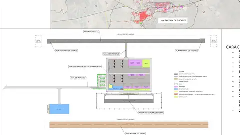La Junta de Extremadura adjudica la redacción del proyecto del futuro aeródromo de Cáceres La Junta de Extremadura adjudica la redacción del proyecto del futuro aeródromo de Cáceres
