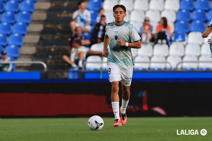 Ali Houary, jugador del Elche CF. Ali Houary, jugador del Elche CF.