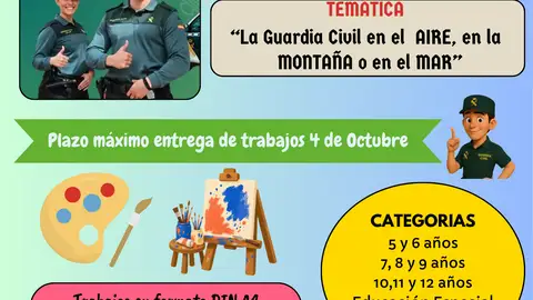 La Guardia Civil convoca su concurso de dibujo infantil con la temática “en el aire, la montaña y bajo el agua” La Guardia Civil convoca su concurso de dibujo infantil con la temática “en el aire, la montaña y bajo el agua”