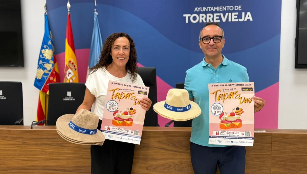 Presentación del Internacional Tapas Day en Torrevieja que se celebra este sábado