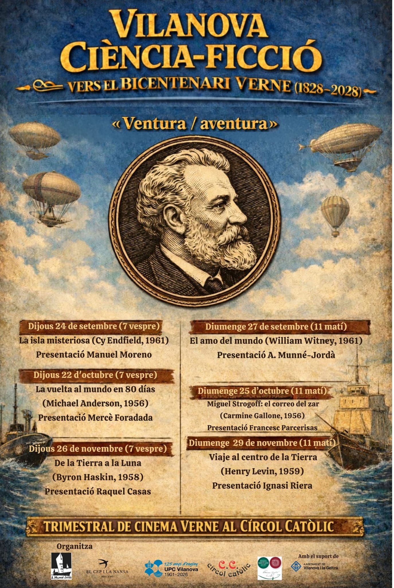 Vilanova Ciència-ficció recupera el cinema de Jules Verne amb un cicle de projeccions aquesta tardor Vilanova Ciència-ficció recupera el cinema de Jules Verne amb un cicle de projeccions aquesta tardor